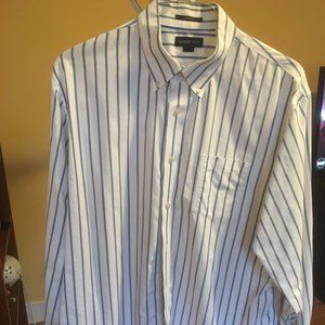 Lands End Button Down Dress Shirt